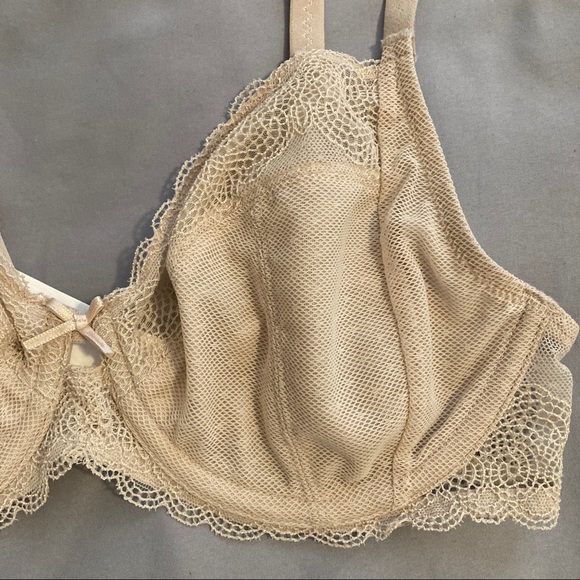 Chantelle Le Marais Lace Unlined Underwire Nude - Picture 5 of 5